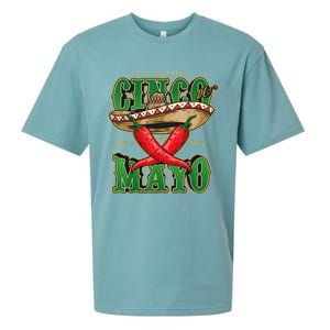 Cinco De Mayo Lets Celebrate With Hot Chilli Sueded Cloud Jersey T-Shirt