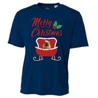 ChowChow Dog Merry Christmas Design For The Holiday Season! Cooling Performance Crew T-Shirt