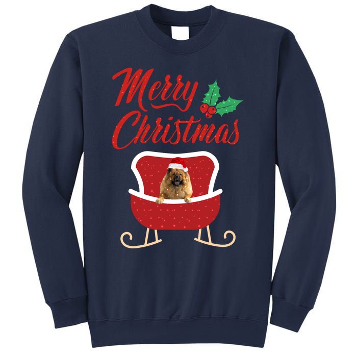 ChowChow Dog Merry Christmas Design For The Holiday Season! Sweatshirt