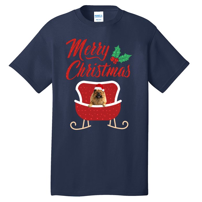 ChowChow Dog Merry Christmas Design For The Holiday Season! Tall T-Shirt