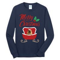 ChowChow Dog Merry Christmas Design For The Holiday Season! Tall Long Sleeve T-Shirt