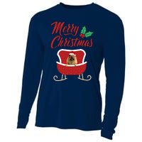 ChowChow Dog Merry Christmas Design For The Holiday Season! Cooling Performance Long Sleeve Crew