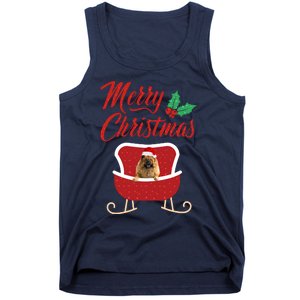 ChowChow Dog Merry Christmas Design For The Holiday Season! Tank Top