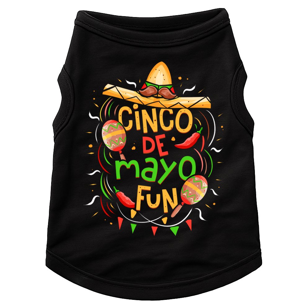 Cinco De Mayo Fun Celebration Doggie Tank