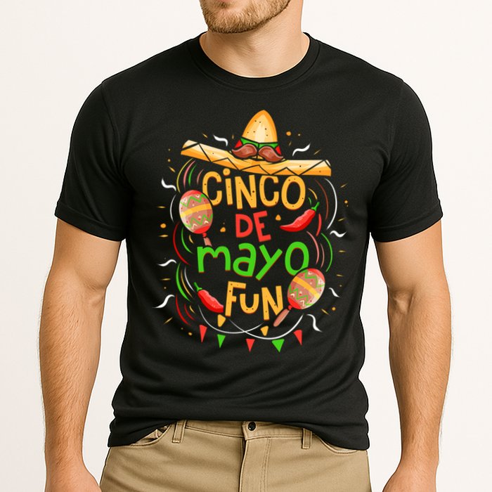 Cinco De Mayo Fun Celebration Cooling Performance Crew T-Shirt