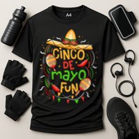 Cinco De Mayo Fun Celebration Cooling Performance Crew T-Shirt