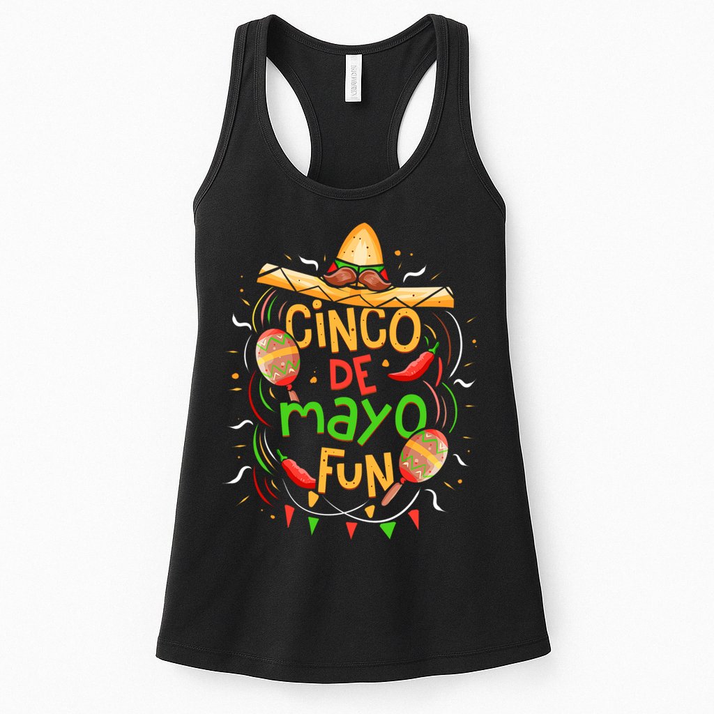 Cinco De Mayo Fun Celebration Womens Tank Top