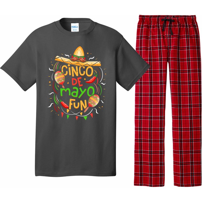 Cinco De Mayo Fun Celebration Pajama Set