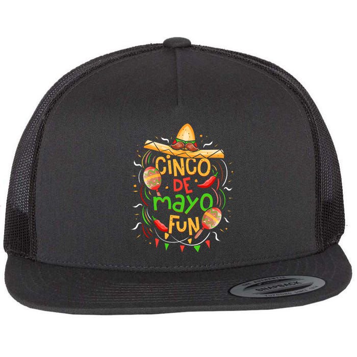 Cinco De Mayo Fun Celebration Flatbill Hat
