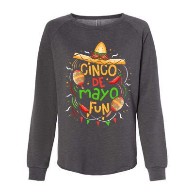 Cinco De Mayo Fun Celebration Womens California Wash Sweatshirt