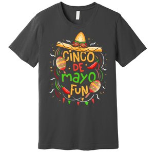 Cinco De Mayo Fun Celebration Premium T-Shirt