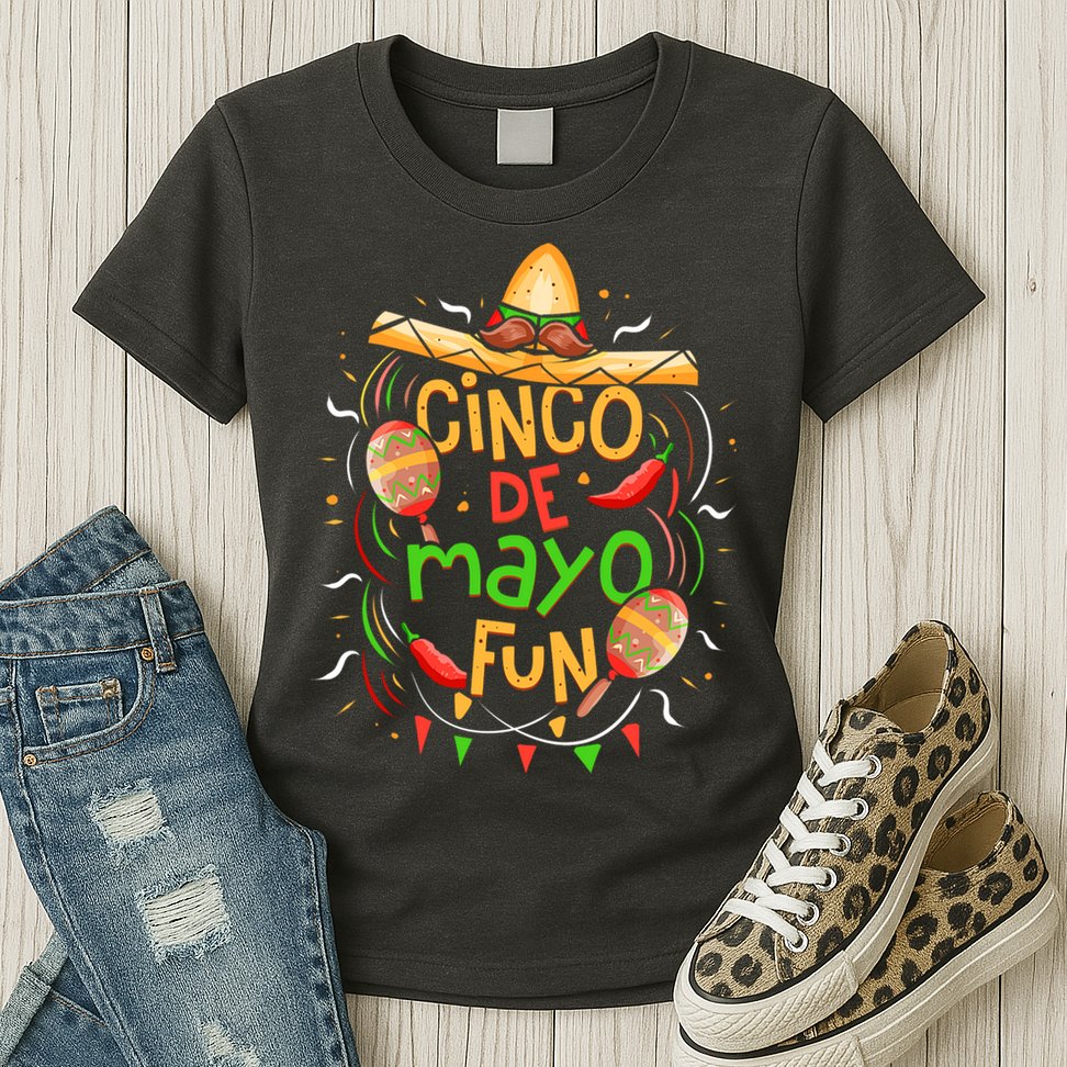 Cinco De Mayo Fun Celebration Womens T-Shirt