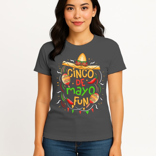 Cinco De Mayo Fun Celebration Womens T-Shirt