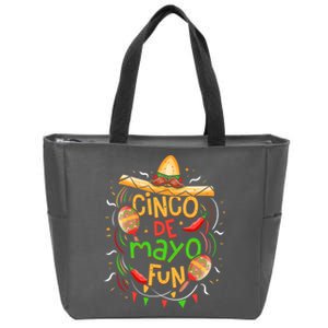 Cinco De Mayo Fun Celebration Zip Tote Bag