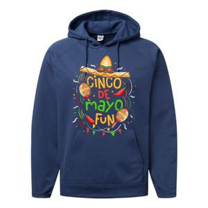 Cinco De Mayo Fun Celebration Performance Fleece Hoodie