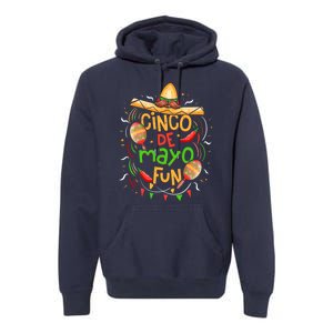 Cinco De Mayo Fun Celebration Premium Hoodie