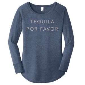 Cinco De Mayo Tequila Por Favor Cute Women's Perfect Tri Tunic Long Sleeve Shirt