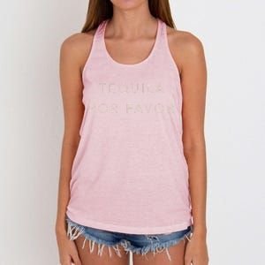 Cinco De Mayo Tequila Por Favor Cute Women's Knotted Racerback Tank