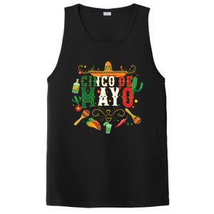 Cinco De Mayo Shirts Mexican Fiesta 5 De Mayo PosiCharge Competitor Tank