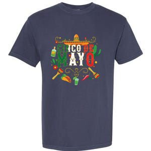 Cinco De Mayo Shirts Mexican Fiesta 5 De Mayo Garment-Dyed Heavyweight T-Shirt