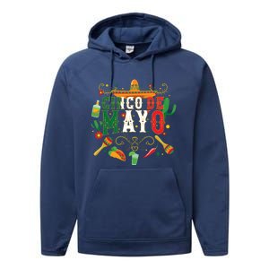 Cinco De Mayo Shirts Mexican Fiesta 5 De Mayo Performance Fleece Hoodie