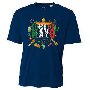 Cinco De Mayo Shirts Mexican Fiesta 5 De Mayo Cooling Performance Crew T-Shirt