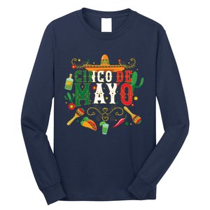 Cinco De Mayo Shirts Mexican Fiesta 5 De Mayo Long Sleeve Shirt