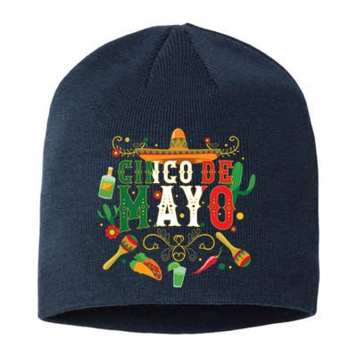 Cinco De Mayo Shirts Mexican Fiesta 5 De Mayo Sustainable Beanie