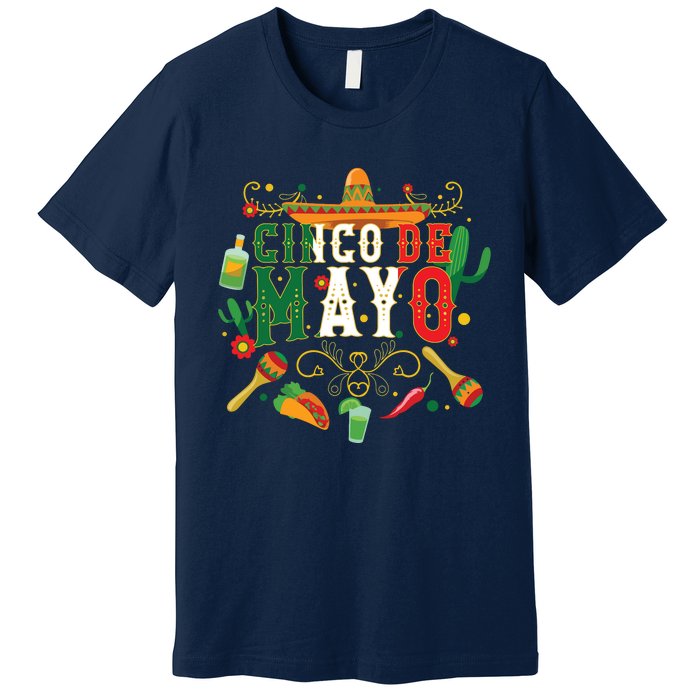 Cinco De Mayo Shirts Mexican Fiesta 5 De Mayo Premium T-Shirt