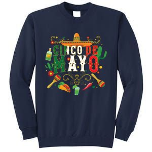 Cinco De Mayo Shirts Mexican Fiesta 5 De Mayo Tall Sweatshirt