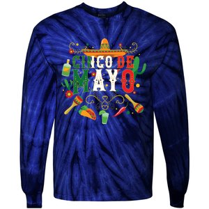 Cinco De Mayo Shirts Mexican Fiesta 5 De Mayo Tie-Dye Long Sleeve Shirt