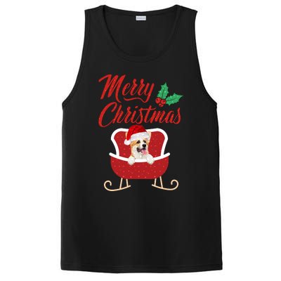 Corgi Dog Merry Christmas Design For The Holiday Season! PosiCharge Competitor Tank