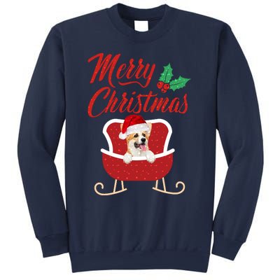 Corgi Dog Merry Christmas Design For The Holiday Season! Sweatshirt