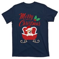 Corgi Dog Merry Christmas Design For The Holiday Season! T-Shirt