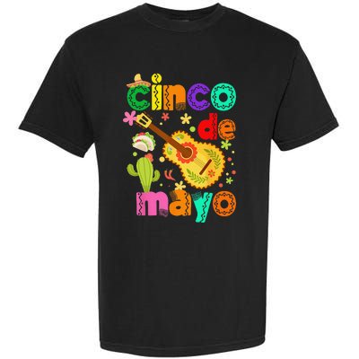 Cinco De Mayo Mexican Fiesta 5 De Mayo Garment-Dyed Heavyweight T-Shirt