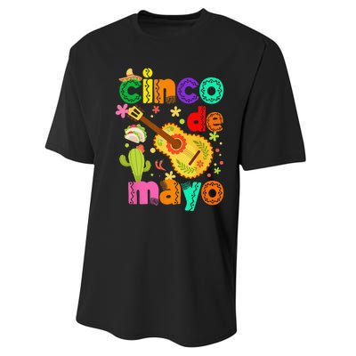 Cinco De Mayo Mexican Fiesta 5 De Mayo Performance Sprint T-Shirt