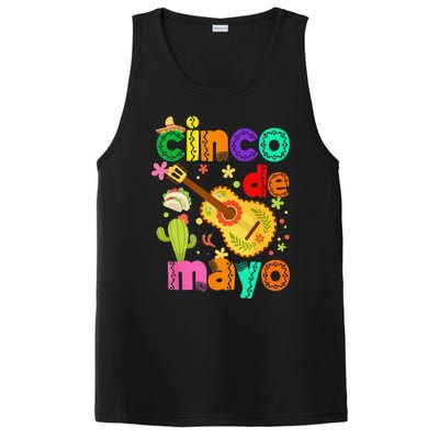 Cinco De Mayo Mexican Fiesta 5 De Mayo PosiCharge Competitor Tank