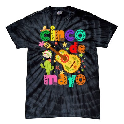 Cinco De Mayo Mexican Fiesta 5 De Mayo Tie-Dye T-Shirt