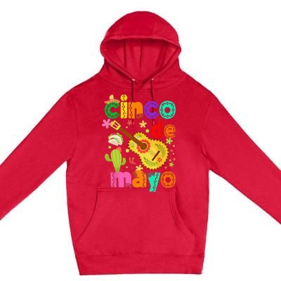 Cinco De Mayo Mexican Fiesta 5 De Mayo Premium Pullover Hoodie