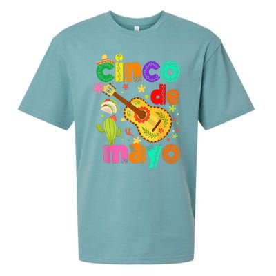 Cinco De Mayo Mexican Fiesta 5 De Mayo Sueded Cloud Jersey T-Shirt