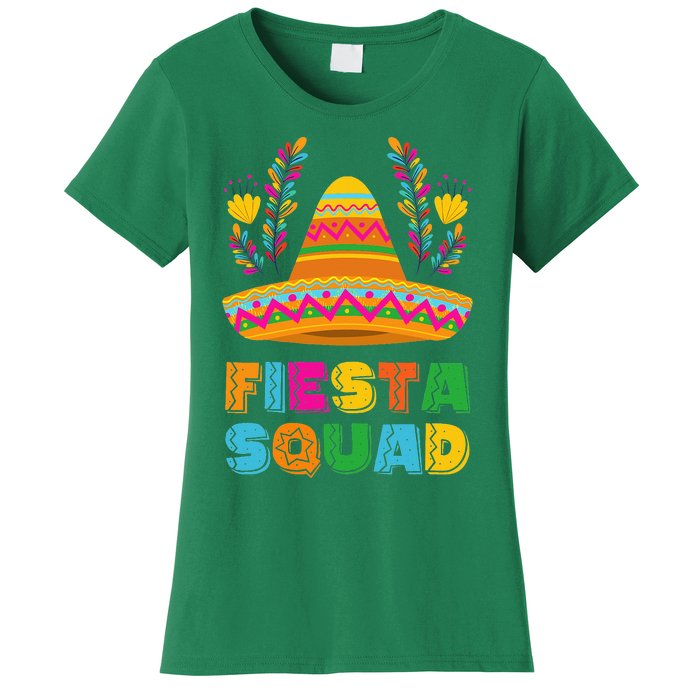 Cinco de Mayo Fiesta Squad Family Matching Group Women's T-Shirt