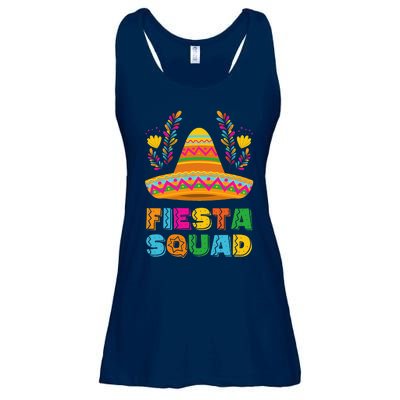 Cinco de Mayo Fiesta Squad Family Matching Group Ladies Essential Flowy Tank