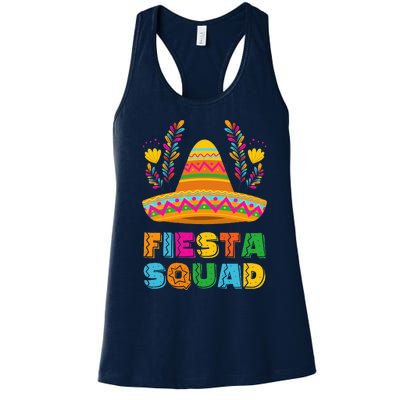 Cinco de Mayo Fiesta Squad Family Matching Group Women's Racerback Tank