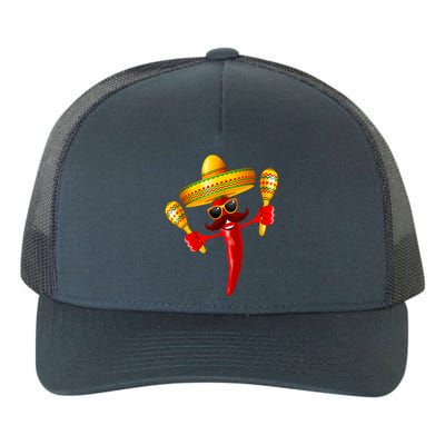 Cinco De Mayo Lets Fiesta Squad 5 De Mayo Mexican Fiesta Yupoong Adult 5-Panel Trucker Hat