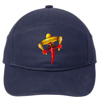 Cinco De Mayo Lets Fiesta Squad 5 De Mayo Mexican Fiesta 7-Panel Snapback Hat