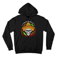 Cinco De Mayo Hot Chili Peppers Skull Hoodie