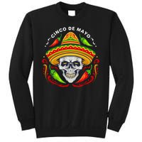 Cinco De Mayo Hot Chili Peppers Skull Sweatshirt