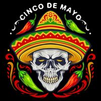 Cinco De Mayo Hot Chili Peppers Skull 16 in Basic Backpack