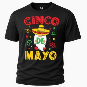 Cinco De Mayo Gnome Tacos Mexican Gift Men Women Kids Cooling Performance Crew T-Shirt