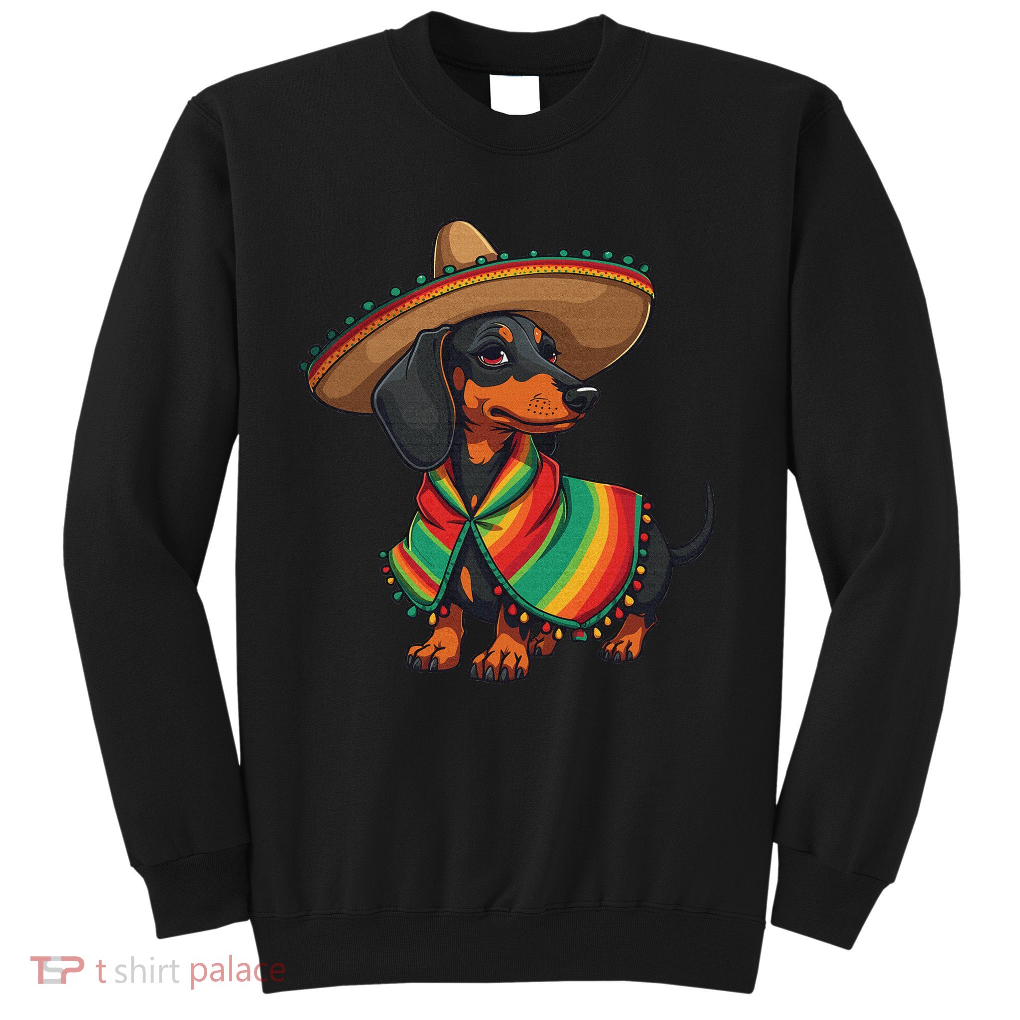 Cinco De Mayo For Dog Lover Funny Mexican Hat Dog Sweatshirt